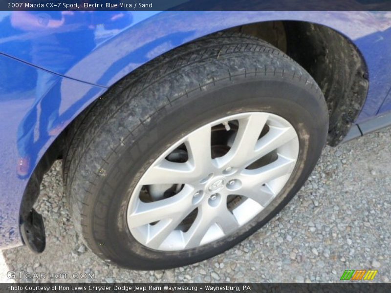 Electric Blue Mica / Sand 2007 Mazda CX-7 Sport