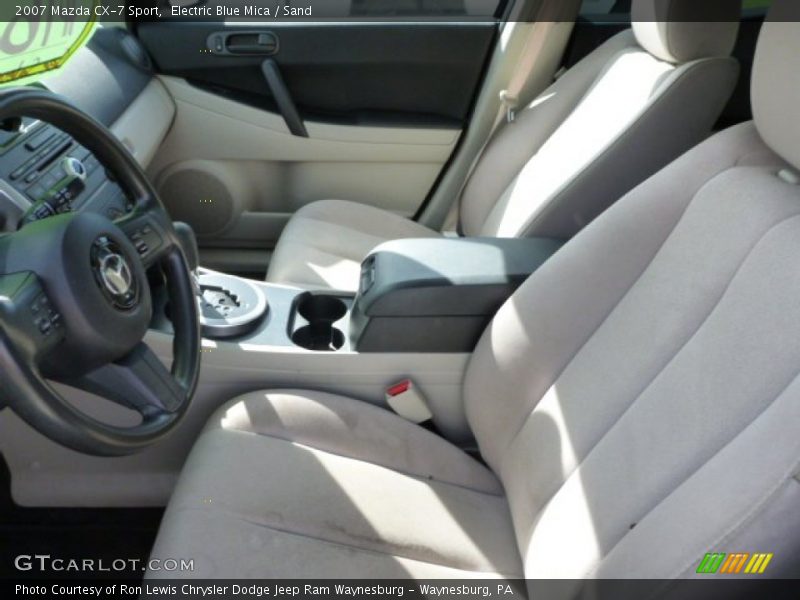 Electric Blue Mica / Sand 2007 Mazda CX-7 Sport