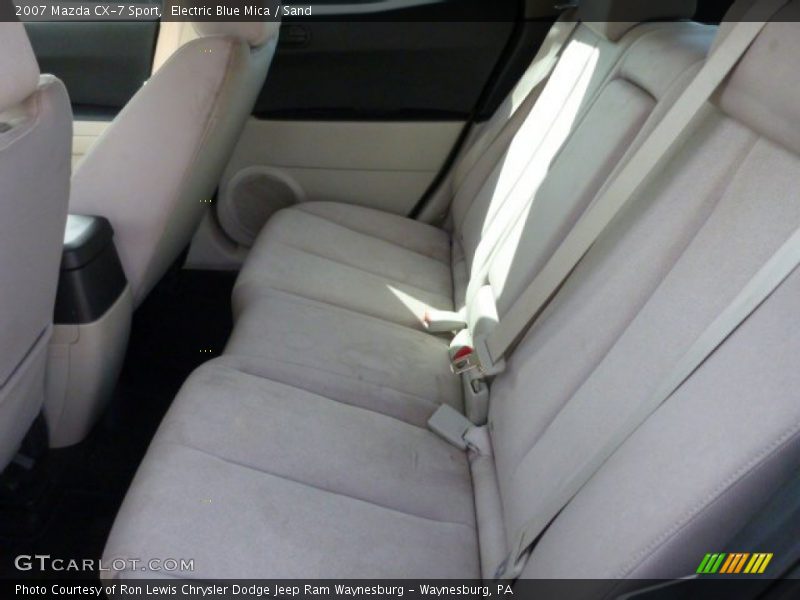 Electric Blue Mica / Sand 2007 Mazda CX-7 Sport