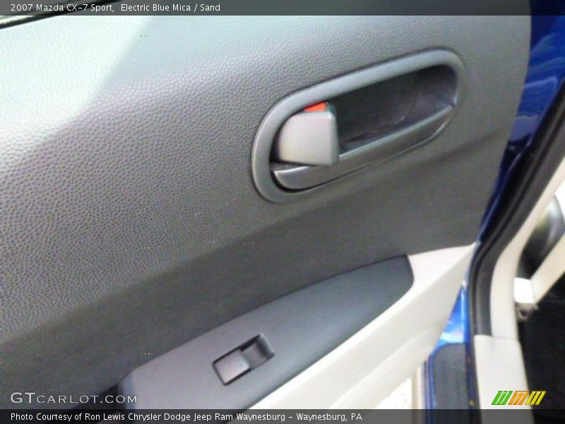 Electric Blue Mica / Sand 2007 Mazda CX-7 Sport