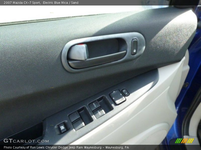 Electric Blue Mica / Sand 2007 Mazda CX-7 Sport