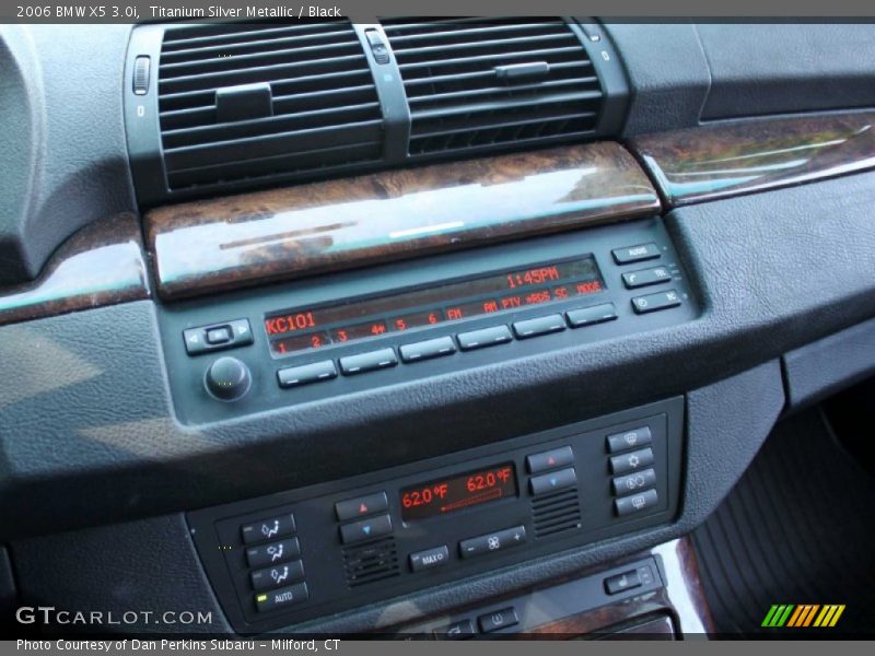 Titanium Silver Metallic / Black 2006 BMW X5 3.0i