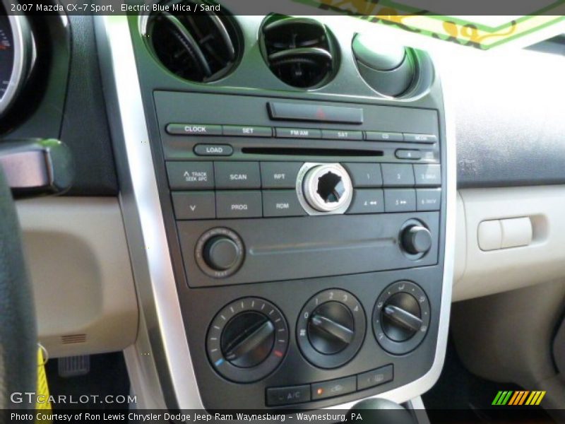 Electric Blue Mica / Sand 2007 Mazda CX-7 Sport