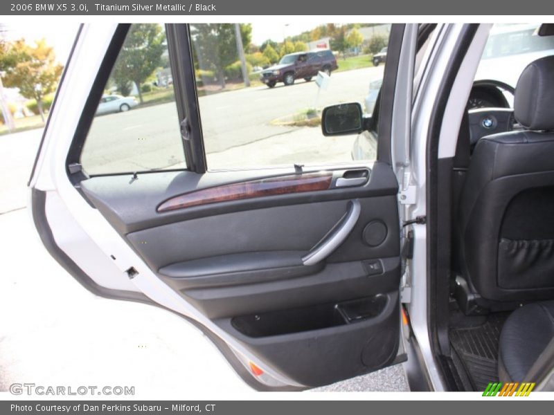 Titanium Silver Metallic / Black 2006 BMW X5 3.0i