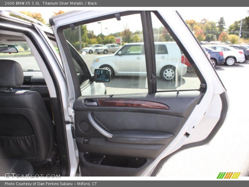 Titanium Silver Metallic / Black 2006 BMW X5 3.0i