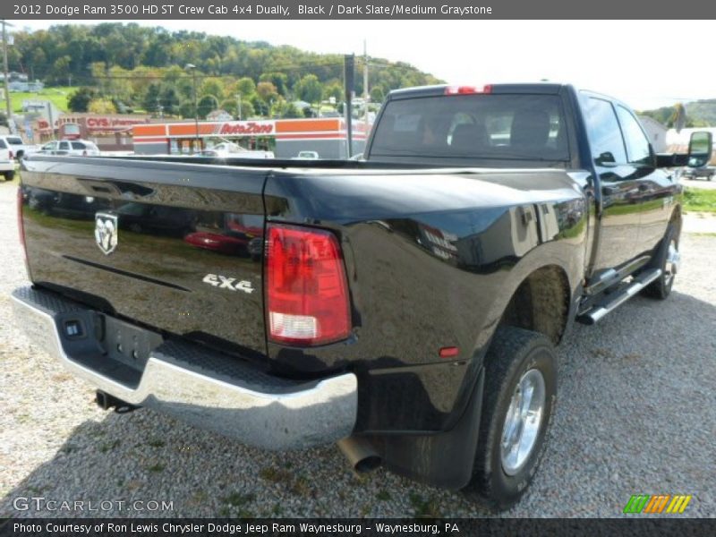 Black / Dark Slate/Medium Graystone 2012 Dodge Ram 3500 HD ST Crew Cab 4x4 Dually