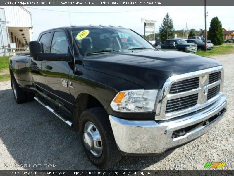 Front 3/4 View of 2012 Ram 3500 HD ST Crew Cab 4x4 Dually
