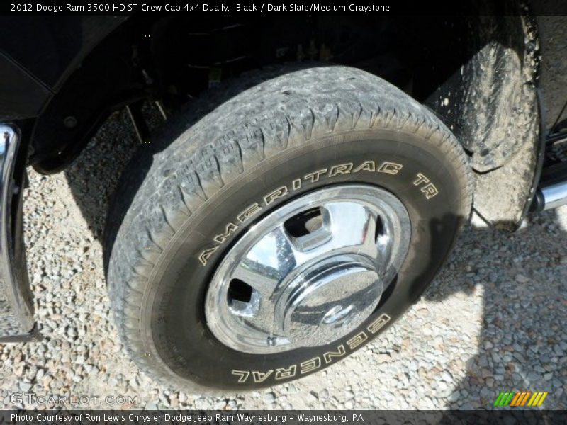 Black / Dark Slate/Medium Graystone 2012 Dodge Ram 3500 HD ST Crew Cab 4x4 Dually