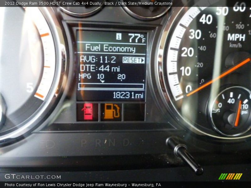 Black / Dark Slate/Medium Graystone 2012 Dodge Ram 3500 HD ST Crew Cab 4x4 Dually
