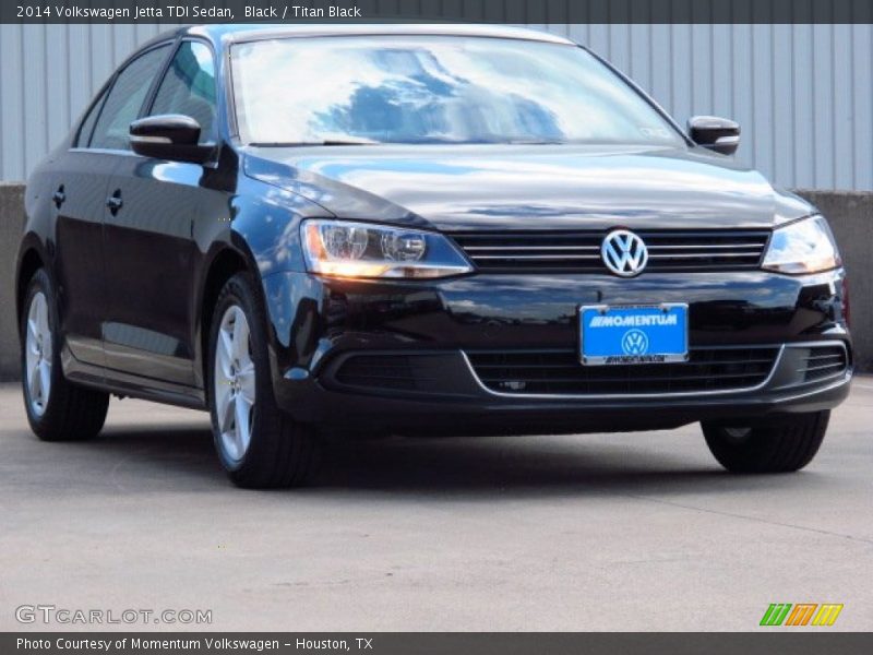 Black / Titan Black 2014 Volkswagen Jetta TDI Sedan