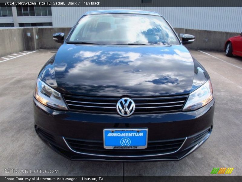 Black / Titan Black 2014 Volkswagen Jetta TDI Sedan