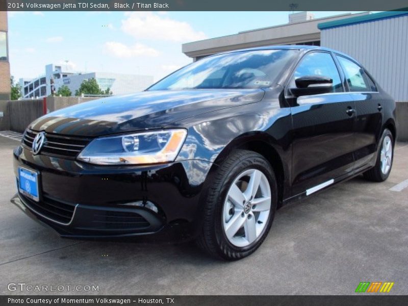 Black / Titan Black 2014 Volkswagen Jetta TDI Sedan