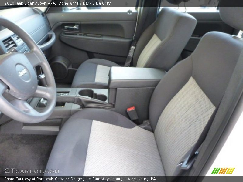 Stone White / Dark Slate Gray 2010 Jeep Liberty Sport 4x4