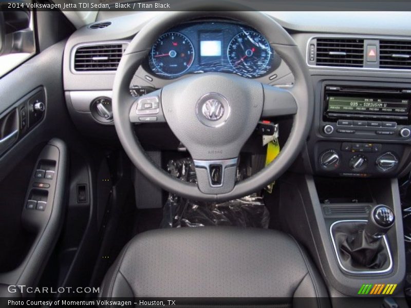 Dashboard of 2014 Jetta TDI Sedan