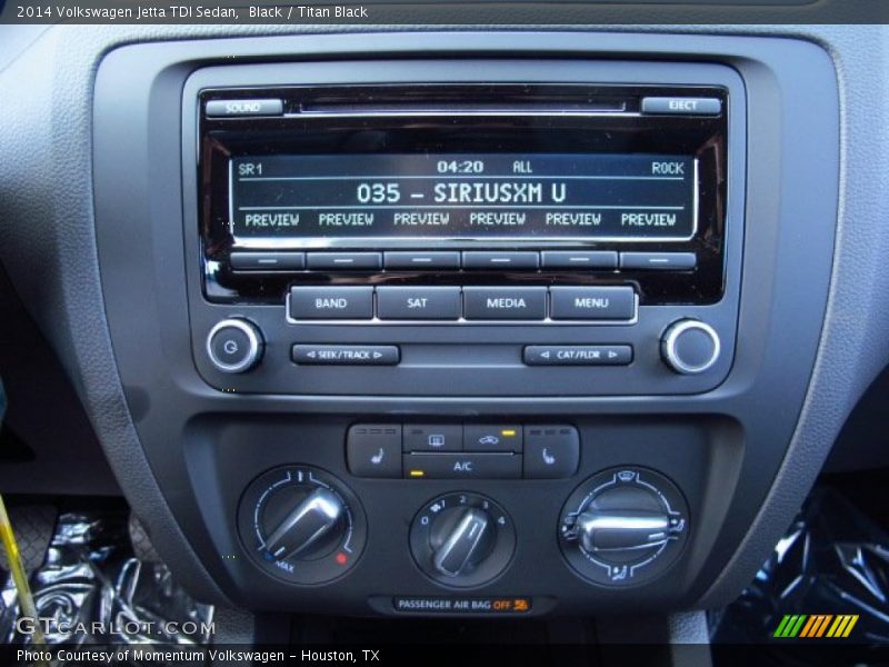 Controls of 2014 Jetta TDI Sedan
