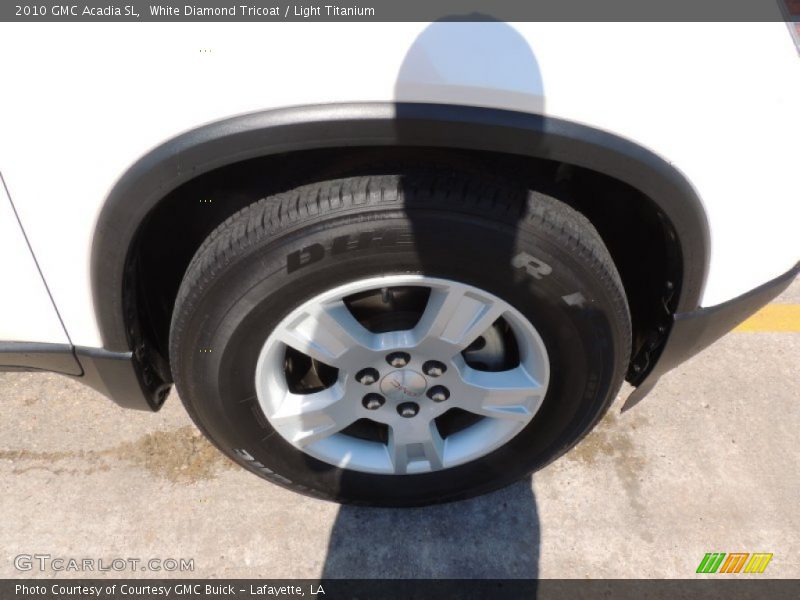 White Diamond Tricoat / Light Titanium 2010 GMC Acadia SL