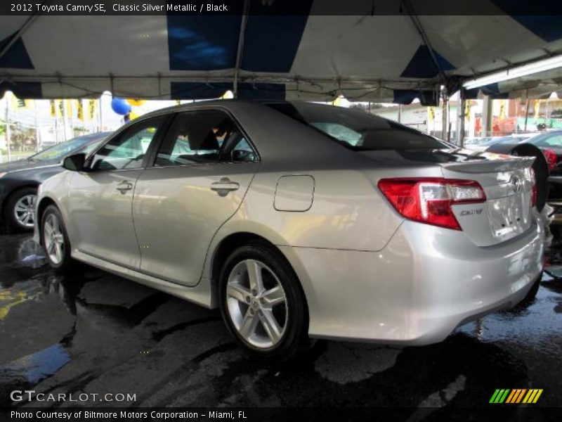 Classic Silver Metallic / Black 2012 Toyota Camry SE