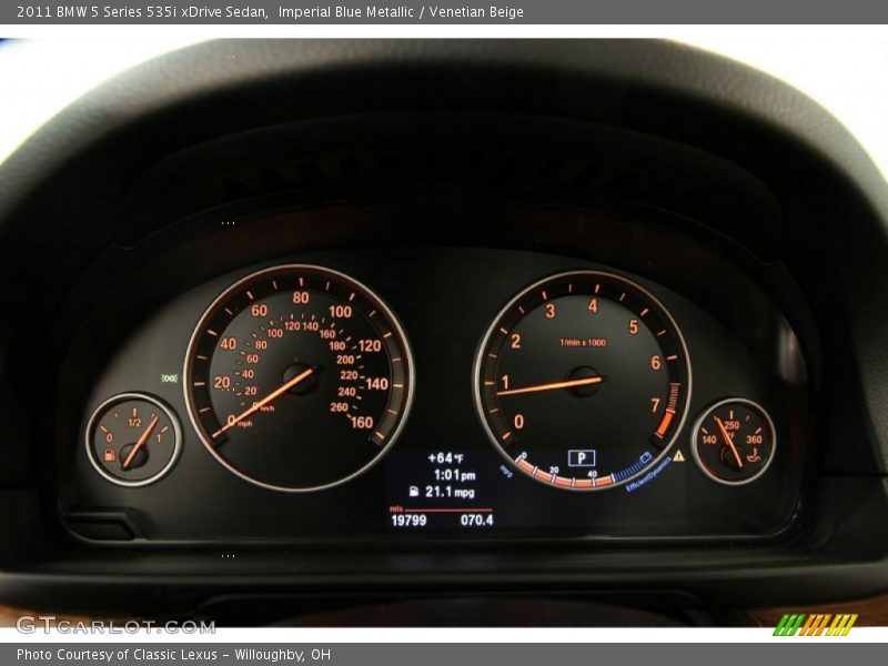  2011 5 Series 535i xDrive Sedan 535i xDrive Sedan Gauges
