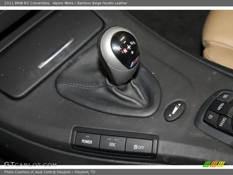 Alpine White / Bamboo Beige Novillo Leather 2011 BMW M3 Convertible
