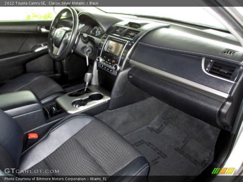 Classic Silver Metallic / Black 2012 Toyota Camry SE
