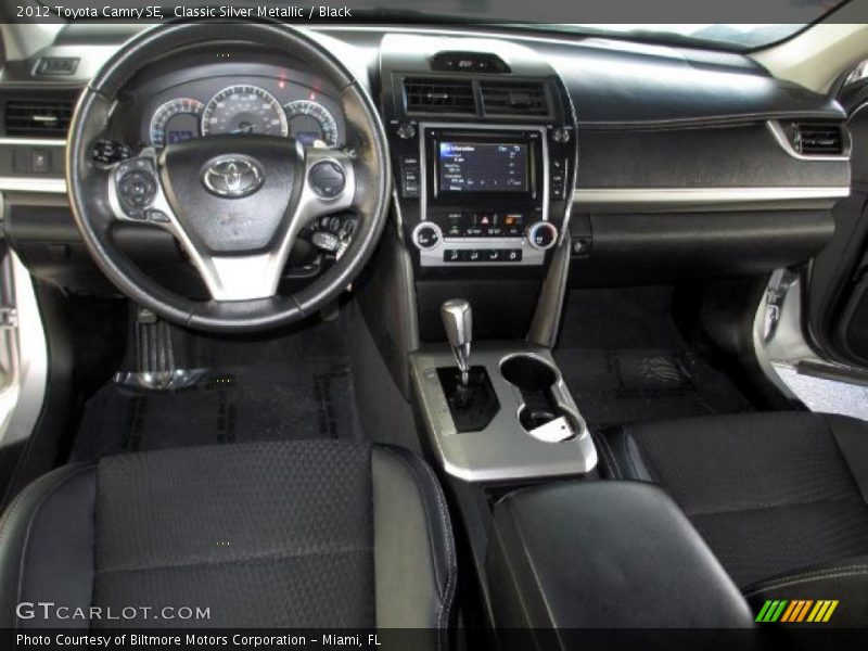 Classic Silver Metallic / Black 2012 Toyota Camry SE