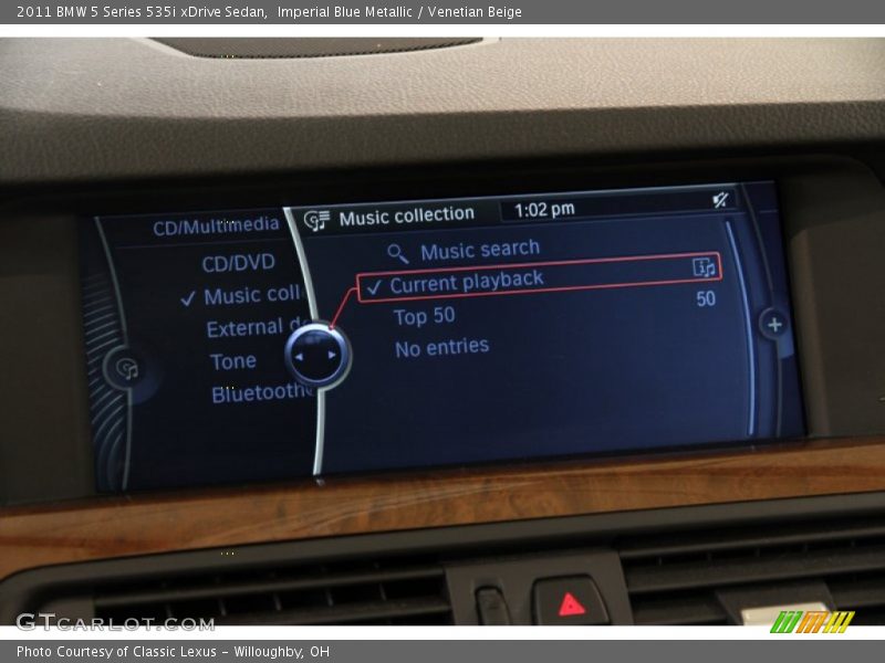 Imperial Blue Metallic / Venetian Beige 2011 BMW 5 Series 535i xDrive Sedan