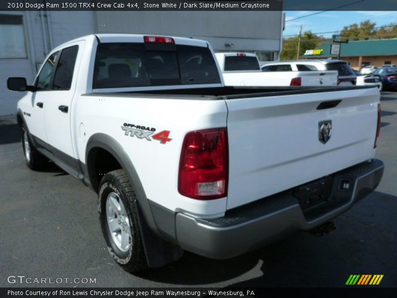 Stone White / Dark Slate/Medium Graystone 2010 Dodge Ram 1500 TRX4 Crew Cab 4x4