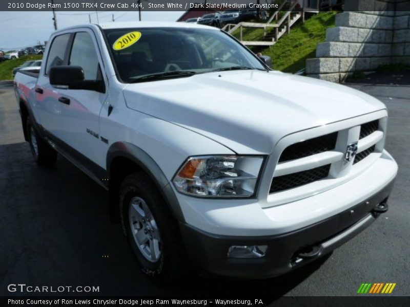 Stone White / Dark Slate/Medium Graystone 2010 Dodge Ram 1500 TRX4 Crew Cab 4x4