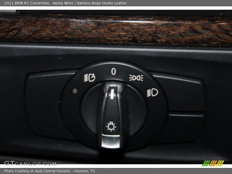 Alpine White / Bamboo Beige Novillo Leather 2011 BMW M3 Convertible