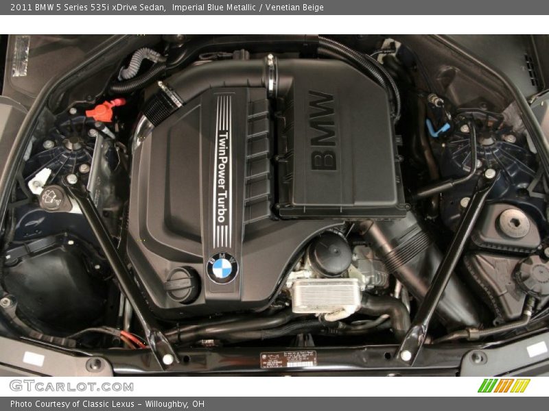  2011 5 Series 535i xDrive Sedan Engine - 3.0 Liter TwinPower Turbocharged DFI DOHC 24-Valve VVT Inline 6 Cylinder