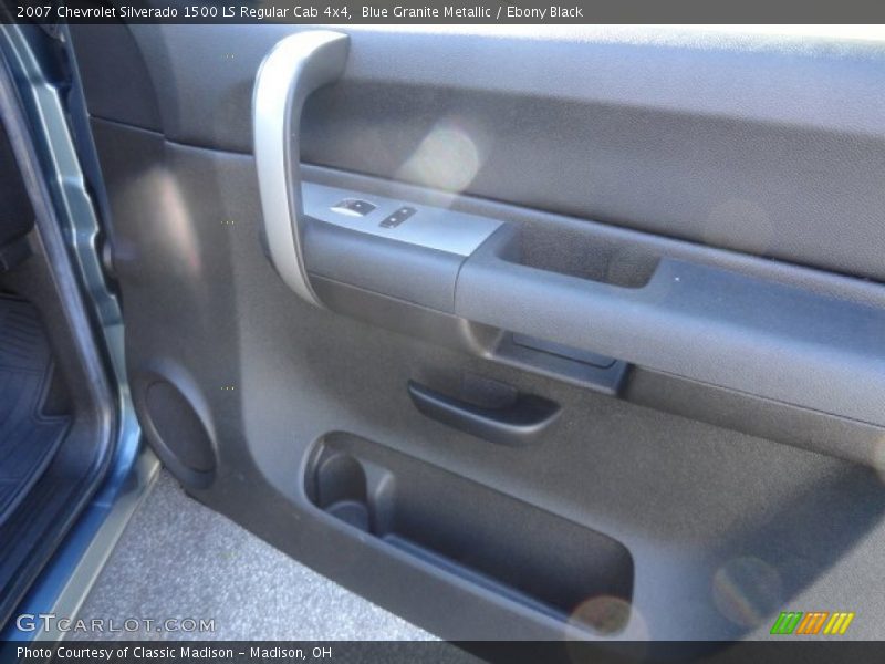 Blue Granite Metallic / Ebony Black 2007 Chevrolet Silverado 1500 LS Regular Cab 4x4