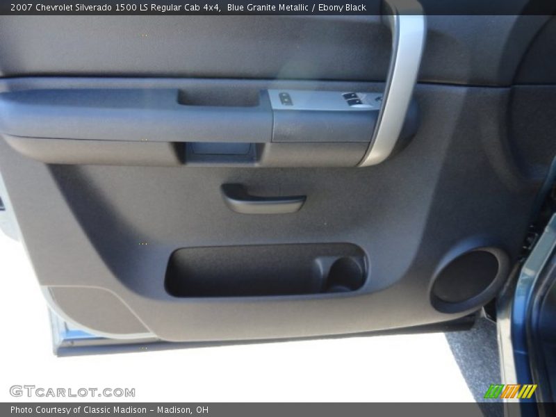 Blue Granite Metallic / Ebony Black 2007 Chevrolet Silverado 1500 LS Regular Cab 4x4