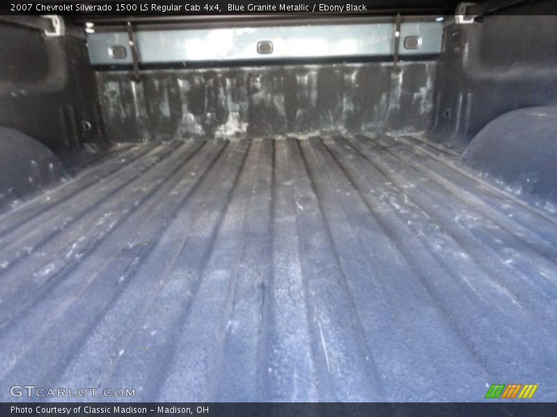 Blue Granite Metallic / Ebony Black 2007 Chevrolet Silverado 1500 LS Regular Cab 4x4