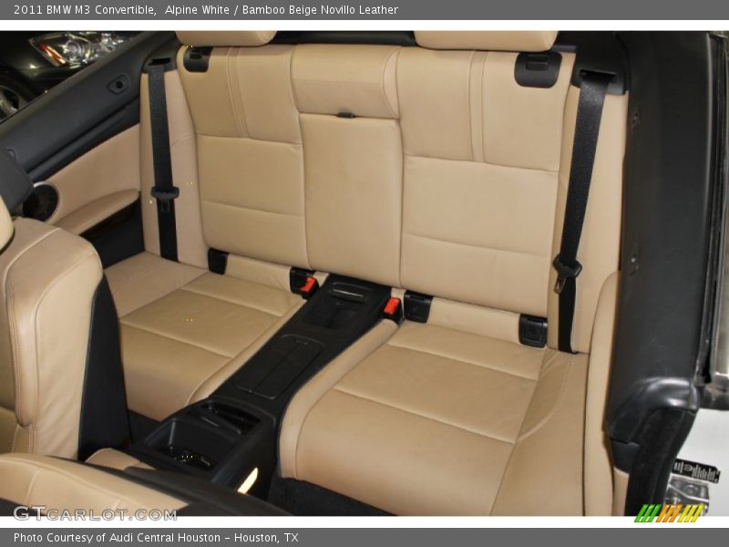 Alpine White / Bamboo Beige Novillo Leather 2011 BMW M3 Convertible