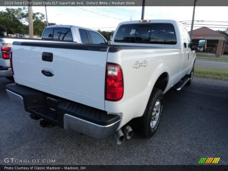 Oxford White / Medium Stone 2010 Ford F250 Super Duty XLT SuperCab 4x4