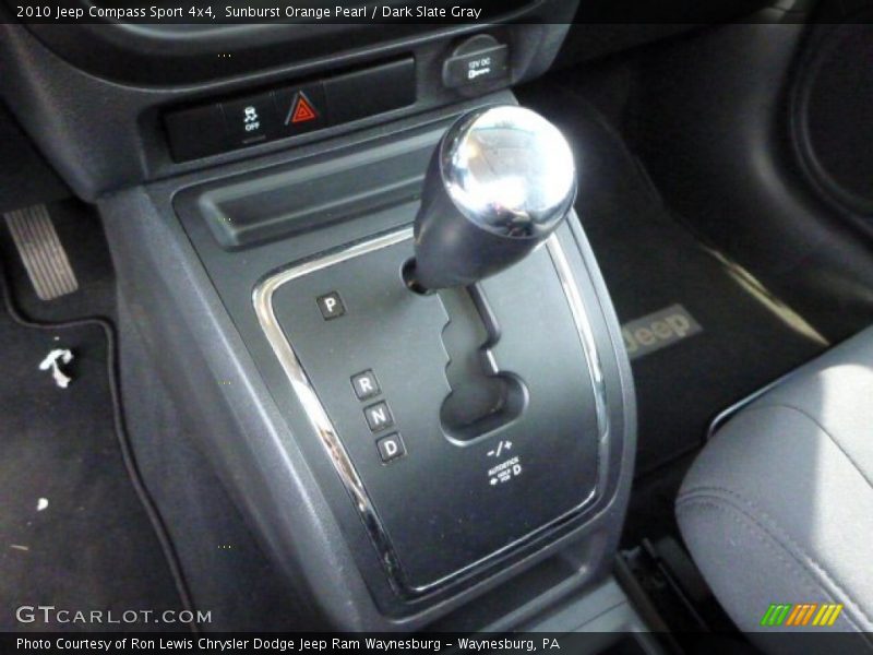 Sunburst Orange Pearl / Dark Slate Gray 2010 Jeep Compass Sport 4x4