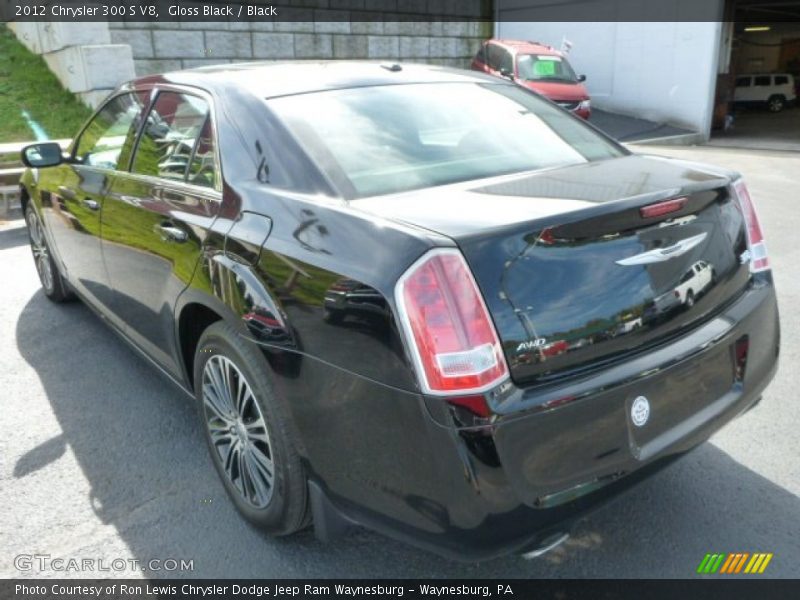 Gloss Black / Black 2012 Chrysler 300 S V8
