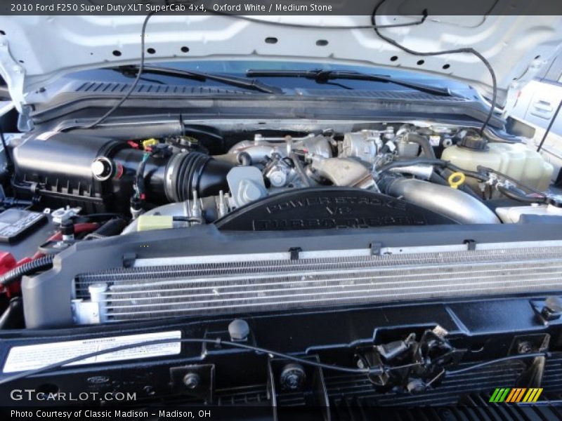 Oxford White / Medium Stone 2010 Ford F250 Super Duty XLT SuperCab 4x4