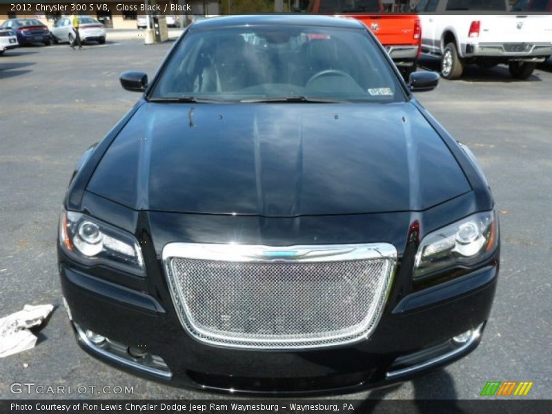 Gloss Black / Black 2012 Chrysler 300 S V8