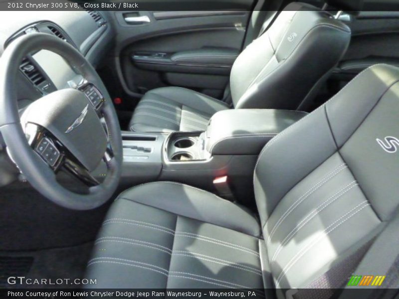 Gloss Black / Black 2012 Chrysler 300 S V8
