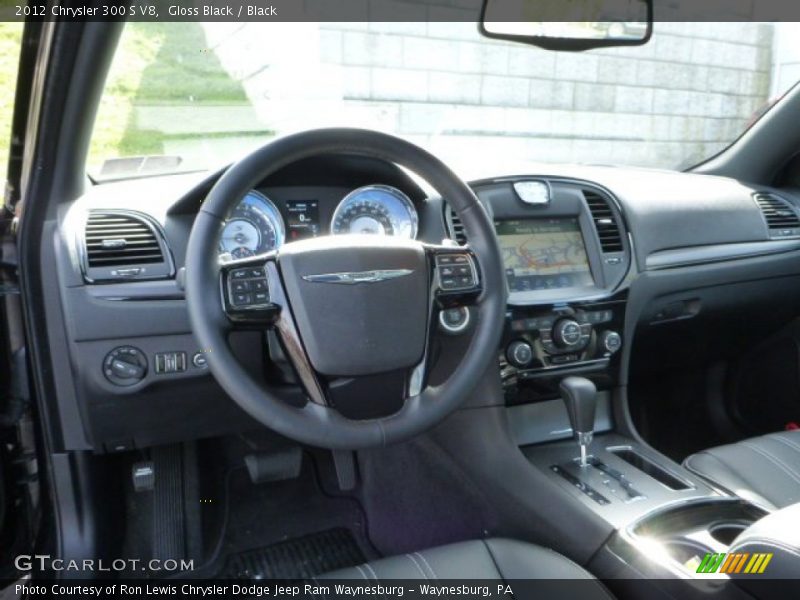 Gloss Black / Black 2012 Chrysler 300 S V8