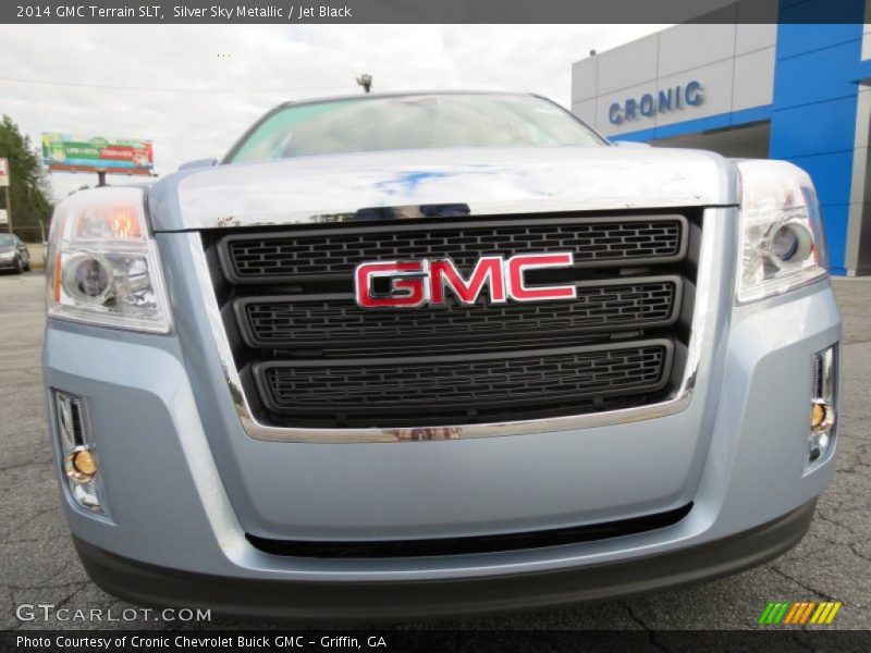 Silver Sky Metallic / Jet Black 2014 GMC Terrain SLT