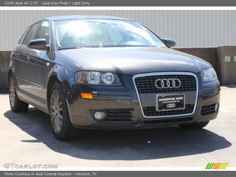 Lava Grey Pearl / Light Grey 2006 Audi A3 2.0T