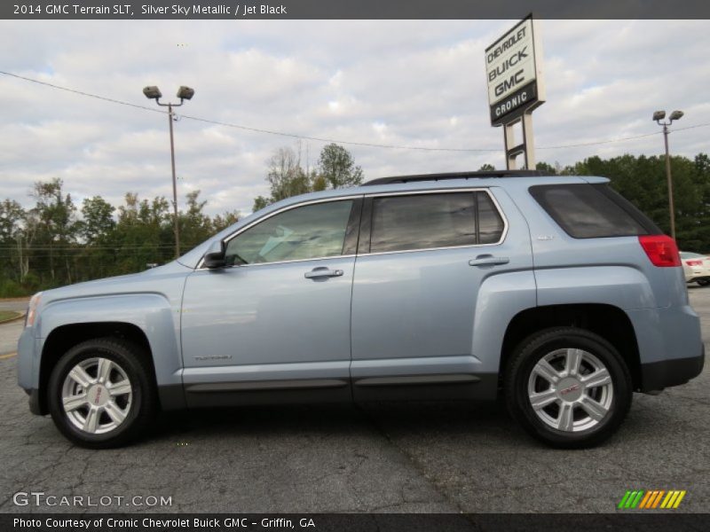 Silver Sky Metallic / Jet Black 2014 GMC Terrain SLT
