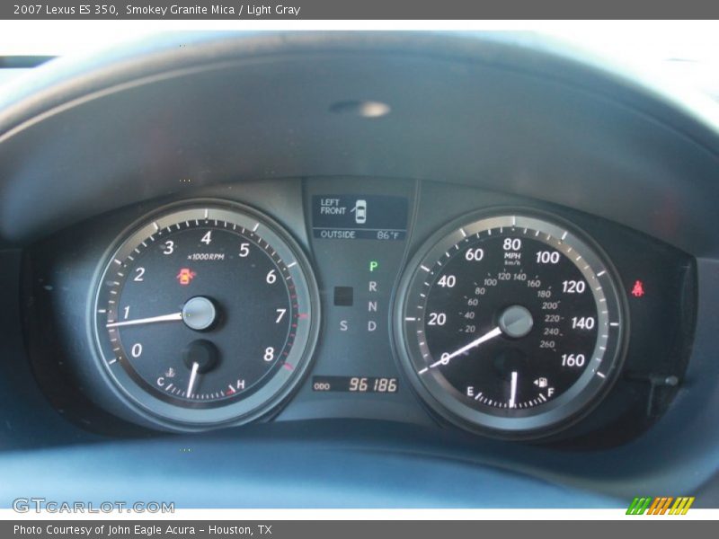 Smokey Granite Mica / Light Gray 2007 Lexus ES 350