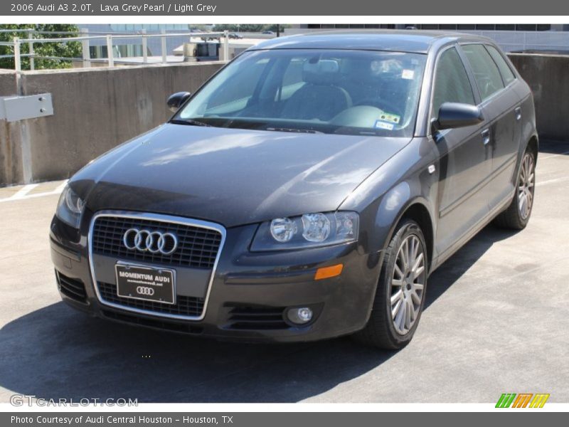 Lava Grey Pearl / Light Grey 2006 Audi A3 2.0T