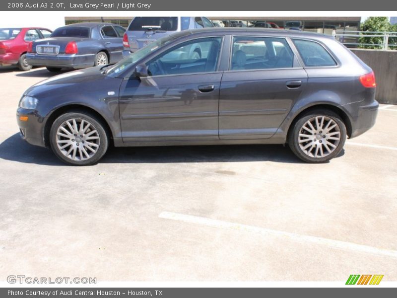 Lava Grey Pearl / Light Grey 2006 Audi A3 2.0T