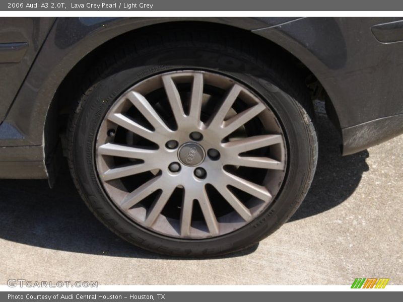 Lava Grey Pearl / Light Grey 2006 Audi A3 2.0T