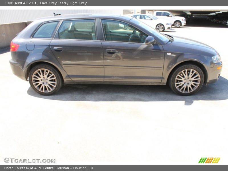 Lava Grey Pearl / Light Grey 2006 Audi A3 2.0T