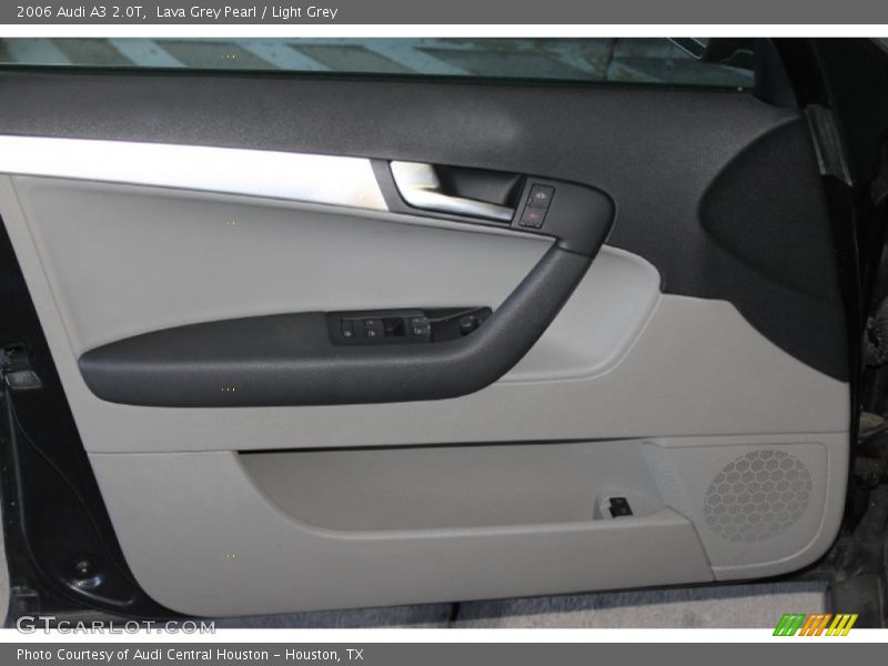 Lava Grey Pearl / Light Grey 2006 Audi A3 2.0T